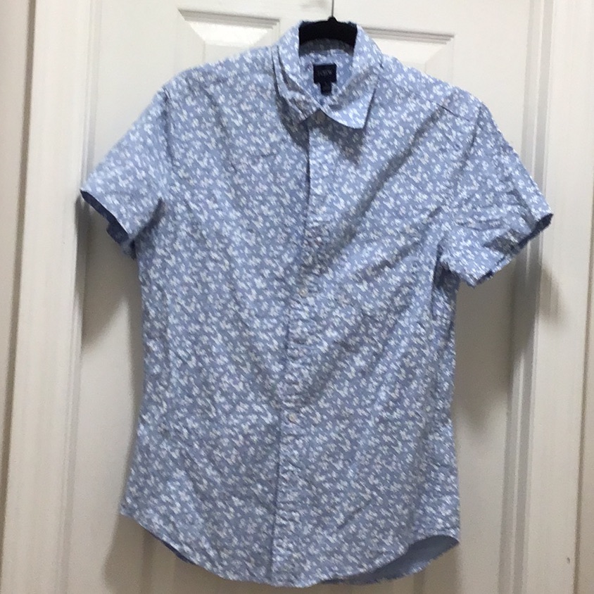 J.Crew Short Sleeve Button-Up Floral Men's Shirt Size S